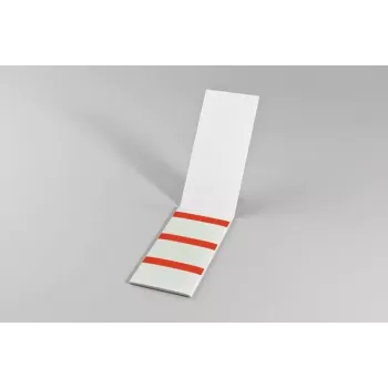 HellermannTyton HELASIGN Pašlaminējošas kabeļu marķēšanas uzlīmes, sarkanas/caurspīdīgas, 19 x 38 mm, 60 uzlīmes (10 loksnes pa 6), PVC 598-31402