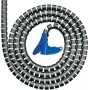 HellermannTyton HWPP30 spirālveida kabeļu pārvaldības aptinums, melns polipropilēns, maks. saišķis 30 mm, bez halogēniem, UL94 HB, -60 līdz 110 °C 161-64501
