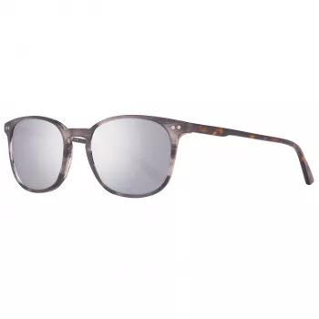 HELLY HANSEN Unisex saulesbrilles HH5011-C01-49 (49/19/145 mm) Melns rāmis, dūmakaini pelēkas lēcas