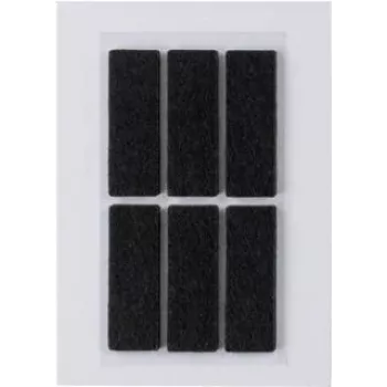 HERMA 15187 pašlīmējošas taisnstūra etiķetes, melnas, 100 x 150 mm, 6 gab.