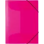 HERMA 19657 Lever Arch File A4 Polypropylene Rose ar metāla malu aizsardzību, 80 mm spine, 600 lapu ietilpība