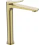 High Peak High Washbasin Mixer Nestos Brushed Gold