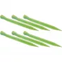 High Peak plastmasas telts mietiņi Glow Worm, 6 gabali (gaiši zaļi, 20 cm)
