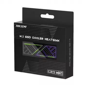 Hiksemi M.2 SSD dzesētājs MH1 - alumīnija pasīvais radiators ar vara siltuma cauruli NVMe 2280, melns