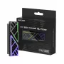 Hiksemi M.2 SSD dzesētājs MH1 - alumīnija pasīvais radiators ar vara siltuma cauruli NVMe 2280, melns