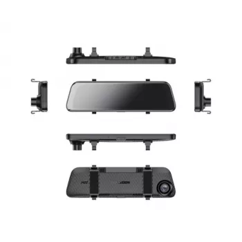 Hikvision AE-DC4928-N6PRO 2K AI video reģistrators ar 9,35 inch IPS skārienekrānu, divām kamerām, spoguļa stiprinājumu, melns