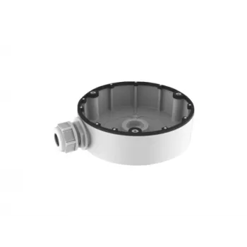 Hikvision DS-1280ZJ-DM8-Y(O-STD) sienas montāžas sadales kārbas adapteris kupolveida kamerām, balts