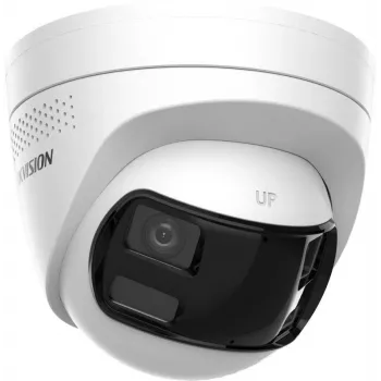 Hikvision DS-2CD1383G2P-LIUF/SL 8 MP Smart Hybrid Light Turret IP kamera ar divvirzienu audio, 2.0 mm objektīvs