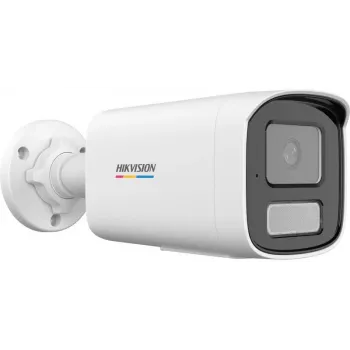 Hikvision DS-2CD1T47G3-LIU(2,8mm) 4MP ColorVu Lite Bullet IP kamera ar baltu gaismu, iebūvētu mikrofonu, H.265+, IP67, PoE