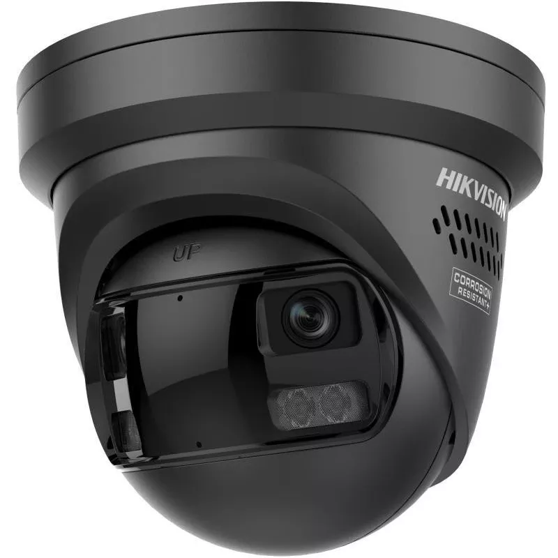 Hikvision DS-2CD2363G2P-LISU/SL 180° Panoramiskā AcuSense Tīkla Kamera, 2×4mm Objektīvs, 3840×1080, Melna DS-2CD2363G2P-LISU/SL(180°)(O-STD)/BLACK