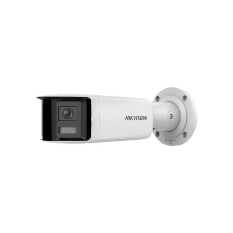 Hikvision DS-2CD2T46G2P-ISU/SL(2.8MM)(C) 4MP Panoramiskā AcuSense IP kamera, 2x 2.8mm, 180° FOV, IP67, PoE