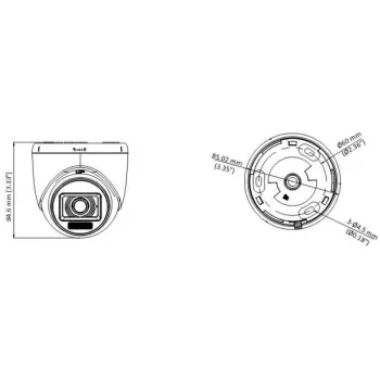 Hikvision DS-2CE76D0T-LPFS 2MP Turbo-HD Turret Camera (2,8mm)