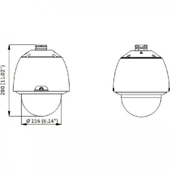 Hikvision DS-2DE5425WG1-E 4 MP 25x tīkla IR PTZ kamera
