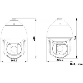 Hikvision DS-2DF8425IX-AELW(T5) 8MP 25x IR ātrgaitas kupola kamera ar lāzeri, DarkFighterX, 500m lāzera darbības rādiuss