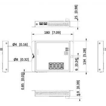 Hikvision DS-3T1510P-SI-FLT(O-STD) 10-Port Industrial Smart Managed PoE+ Switch