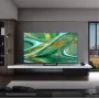 Hisense 55E89S 55 collu 4K ULED viedtelevizors ar Dolby Vision IQ, HDR10+ Adaptive, VIDAA U6, pelēks