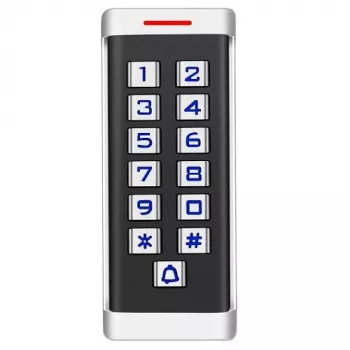 HISMART daudzfunkcionālā piekļuves kontroles tastatūra ar Mifare karšu lasītāju un iebūvētu kontrolieri
