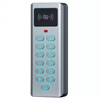 HISMART TV993758 IP65 Standalone Access Control Keypad ar Mifare karšu lasītāju un integrētu kontrolieri