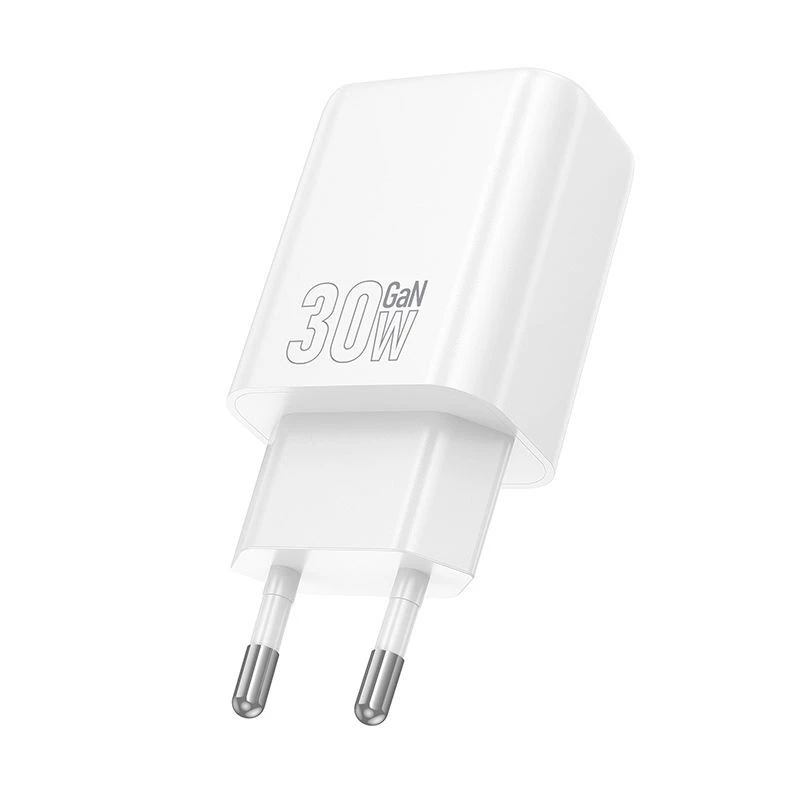 Hoco N63 Gentle PD30W+QC3.0 Lādētājs (ES) Balts