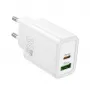 Hoco N63 Gentle PD30W+QC3.0 Lādētājs (ES) Balts