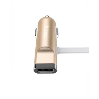 Hoco Universal UCL01 Multifunction Apple + Micro USB kabelis, zelts, 1m