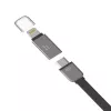 Hoco Universal UCL01 daudzfunkciju kabelis Apple + Micro USB, pelēks, 1,2m