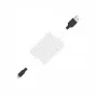 Hoco X21 Silicone iPhone lādēšanas kabelis Melns Balts
