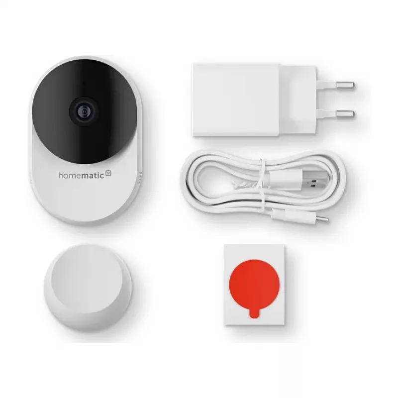 Homematic IP telpu kamera basic HmIP-CI-B, 3 MP, Wi-Fi, balta/melna