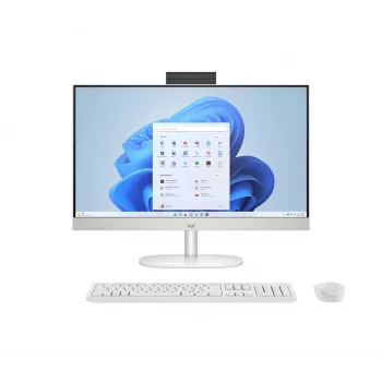 HP 24-cr0332nw AMD Ryzen 7 7730U 23,8 inch Full HD All-in-One PC, 16GB DDR4, 512GB SSD, Windows 11 Home, Wi-Fi 6, White