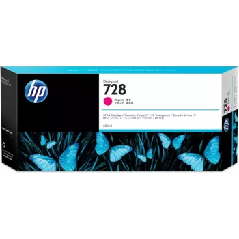 HP 728 (F9K16A) Oriģinālā tintes kasetne fuksīna – 40 ml uz krāsvielu bāzes priekš DesignJet T730/T830