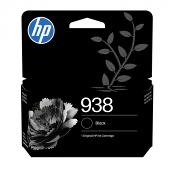 HP 938 Oriģinālā augstas ietilpības melnā tintes kasetne (1,450 lapas)