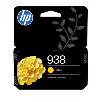 HP 938 dzeltenā oriģinālā tintes kasetne - 800 lapu izdruka
