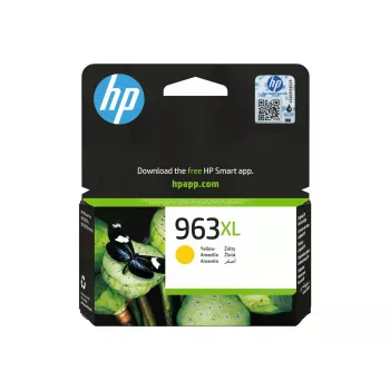 HP 963XL augstas ietilpības dzeltenā oriģinālā tintes kasetne (3JA29AE)