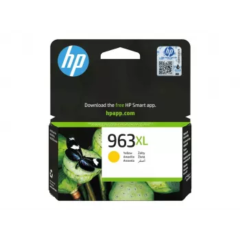 HP 963XL augstas ietilpības dzeltenā oriģinālā tintes kasetne (3JA29AE)