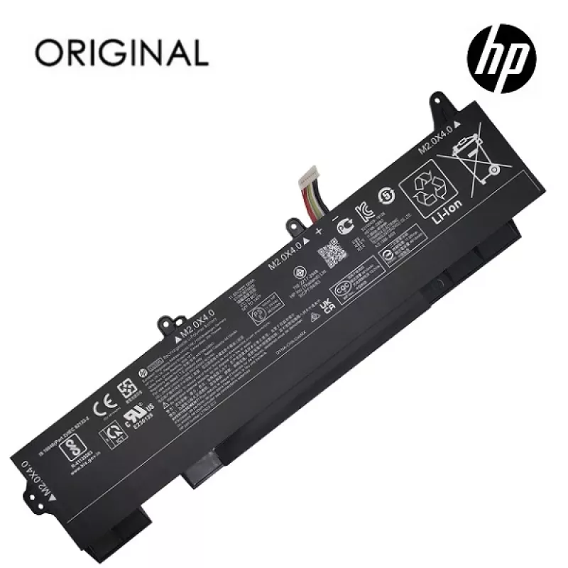 HP CC03XL Type2 oriģinālais klēpjdatora akumulators, 4610mAh, 4 šūnu Li-ion, 15.4V, 70.9Wh, melns