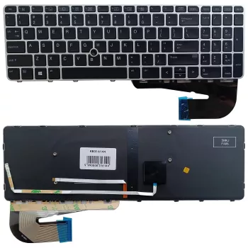 HP EliteBook 850 G3 / ZBook 15u G3 klaviatūra ar apgaismojumu un TrackPoint
