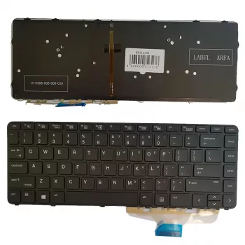 HP EliteBook Folio 1040 G3 klaviatūra ar apgaismojumu (844423-001)
