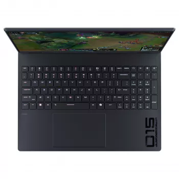 HP HyperX OMEN 15-ga0170ng spēļu klēpjdators, 15,6 collu FHD IPS 144Hz, Intel Core i5-14650HX, 16GB DDR5 RAM, 1TB SSD, NVIDIA GeForce RTX 5060, Windows 11 Home, vācu tastatūra, Shadow Black
