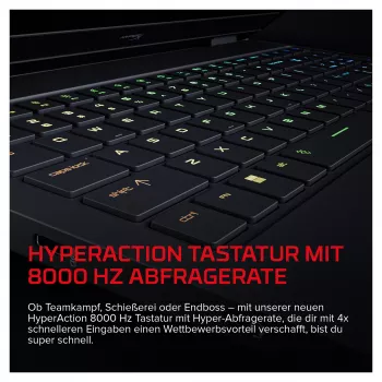 HP HyperX OMEN 16-ap1191ng spēļu klēpjdators, 16,1 collu QHD 165Hz, AMD Ryzen 9 8940HX, 16GB DDR5, 512GB SSD, RTX 5070, Windows 11 Home, vācu tastatūra