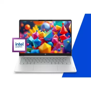 HP OmniBook 3 14-hu0012nwx 14 collu 2K IPS klēpjdators - Intel Core 3 100U, 8GB DDR5, 256GB SSD, Windows 11 Home, ledāja sudraba