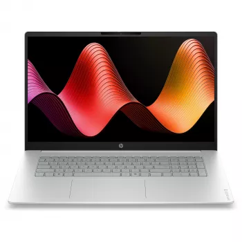 HP OmniBook 3 17-dp0150ng klēpjdators, 17,3 collu FHD IPS, AMD Ryzen 5 5625U, 8GB RAM, 512GB SSD, FreeDOS, Natural Silver