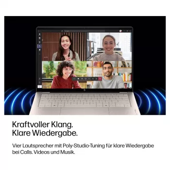 HP OmniBook Ultra 14-kd0471ngx klēpjdators, Intel Core Ultra 7 356H, 32GB RAM, 1TB SSD, 14 collu skārienekrāns, Windows 11 Home, vācu tastatūra