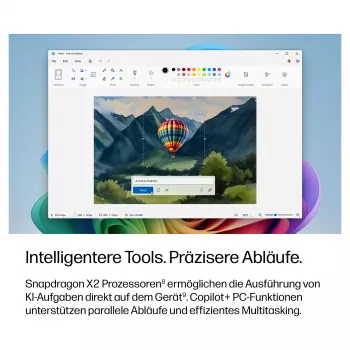 HP OmniBook Ultra 14-kg0470ngx Snapdragon X Elite 32GB 1TB SSD Windows 11 Home skārienjūtīgs