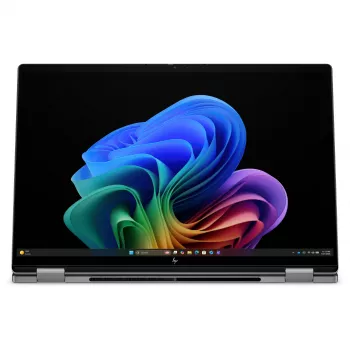 HP OmniBook X Flip 16-cc0451ng 16 collu skārienjutīgs 2-in-1 klēpjdators, Snapdragon X Elite, 16GB RAM, 512GB SSD, Windows 11 Home, Meteorite Grey