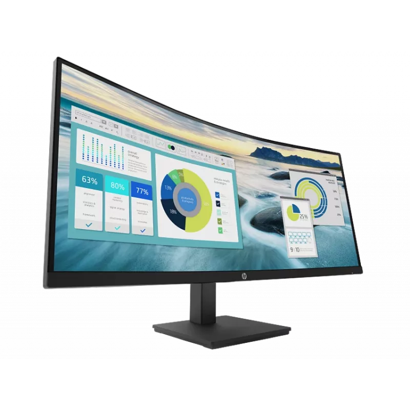 HP P34hc G4 34 inch izliekts WQHD monitors