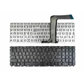 HP Pavilion 15-P sērijas rezerves klaviatūra (US International izkārtojums, melna, ar rāmi)
