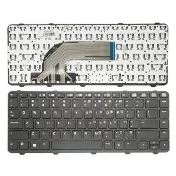 HP ProBook 430 G2, 440 G0, 440 G1, 440 G2, 445 G2, 630 G2, 640 G1, 645 G1 klaviatūra ar rāmi