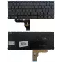 HP ProBook 430 G8/G9, 435 G7/G8 ASV angļu valodas apgaismota klaviatūra (melna)