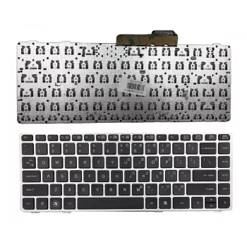 HP ProBook 6470b klaviatūra ar rāmi, melna