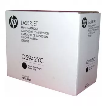 HP Q5942YC Contract Toner Cartridge - Melns, High Yield (10 000 lappuses) LaserJet 4250/4350